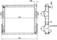 Теплообменник NRF 58738