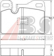 Комплект тормозных колодок A.B.S. 36398