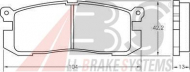 Комплект тормозных колодок A.B.S. 36672