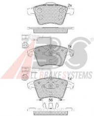 Комплект тормозных колодок A.B.S. 37482 OE