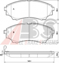 Комплект тормозных колодок A.B.S. 37540 OE