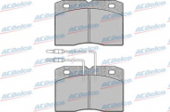 Комплект тормозных колодок ACDelco AC058015D