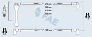 Комплект электропроводки FAE 85840