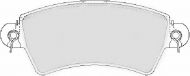 Комплект тормозных колодок NECTO FD6871A