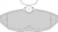 Комплект тормозных колодок NECTO FD6985A