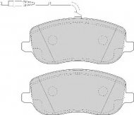 Комплект тормозных колодок NECTO FD7032A