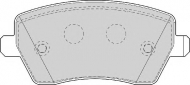 Комплект тормозных колодок NECTO FD7063A