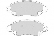 Комплект тормозных колодок NECTO FD6848N