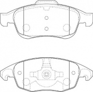 Комплект тормозных колодок NECTO FD7296A
