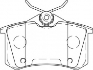 Комплект тормозных колодок NECTO FD7453A