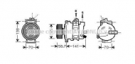 Компрессор AVA QUALITY COOLING AIAK279