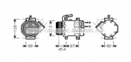 Компрессор AVA QUALITY COOLING FTK366