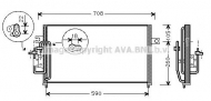 Конденсатор AVA QUALITY COOLING HY5059