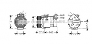 Компрессор AVA QUALITY COOLING OLK377