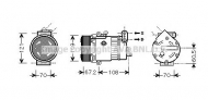 Компрессор AVA QUALITY COOLING OLK483