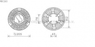 Сцепление AVA QUALITY COOLING MEC263