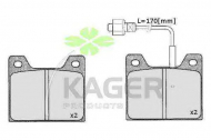Комплект тормозных колодок KAGER 35-0341