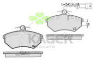 Комплект тормозных колодок KAGER 35-0411