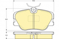 Комплект тормозных колодок GIRLING 6108181