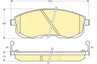 Комплект тормозных колодок GIRLING 6110039