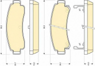Комплект тормозных колодок GIRLING 6110149