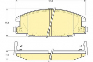 Комплект тормозных колодок GIRLING 6131619