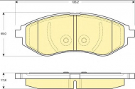 Комплект тормозных колодок GIRLING 6133309