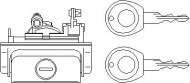 Замок TOPRAN 110 996