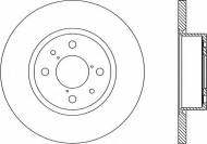 Тормозной диск OPEN PARTS BDR1148.10