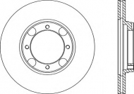 Тормозной диск OPEN PARTS BDR1192.20