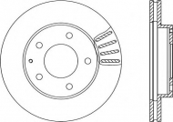 Тормозной диск OPEN PARTS BDR1277.20