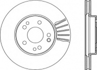 Тормозной диск OPEN PARTS BDR1313.20