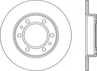Тормозной диск OPEN PARTS BDR1530.10