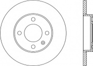 Тормозной диск OPEN PARTS BDR1574.10