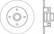 Тормозной диск OPEN PARTS BDR1583.10