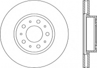 Тормозной диск OPEN PARTS BDR1611.20