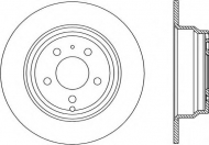 Тормозной диск OPEN PARTS BDR1616.10