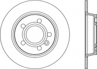 Тормозной диск OPEN PARTS BDR1677.10