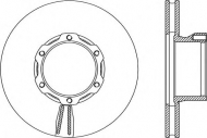 Тормозной диск OPEN PARTS BDR1701.20