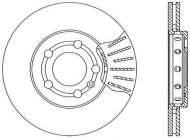 Тормозной диск OPEN PARTS BDR1730.20
