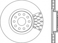 Тормозной диск OPEN PARTS BDR1737.20
