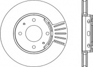 Тормозной диск OPEN PARTS BDR1738.20