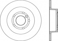 Тормозной диск OPEN PARTS BDR1750.10