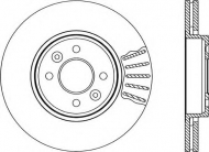 Тормозной диск OPEN PARTS BDR1815.20