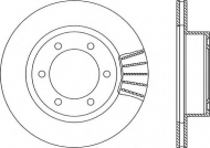 Тормозной диск OPEN PARTS BDR1834.20