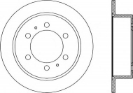 Тормозной диск OPEN PARTS BDR1860.10