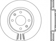 Тормозной диск OPEN PARTS BDR1901.20