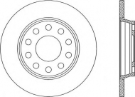 Тормозной диск OPEN PARTS BDR1923.10