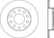 Тормозной диск OPEN PARTS BDR1939.10