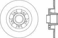 Тормозной диск OPEN PARTS BDR1960.10